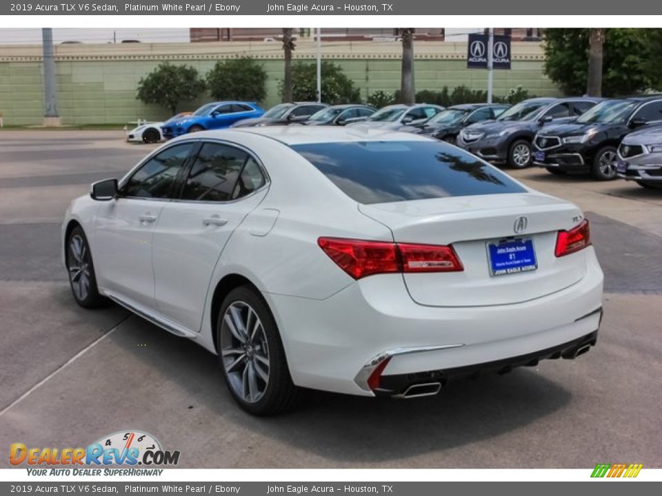 2019 Acura TLX V6 Sedan Platinum White Pearl / Ebony Photo #5