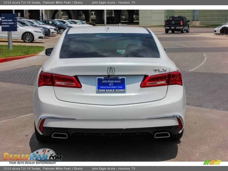 2019 Acura TLX V6 Sedan Platinum White Pearl / Ebony Photo #6