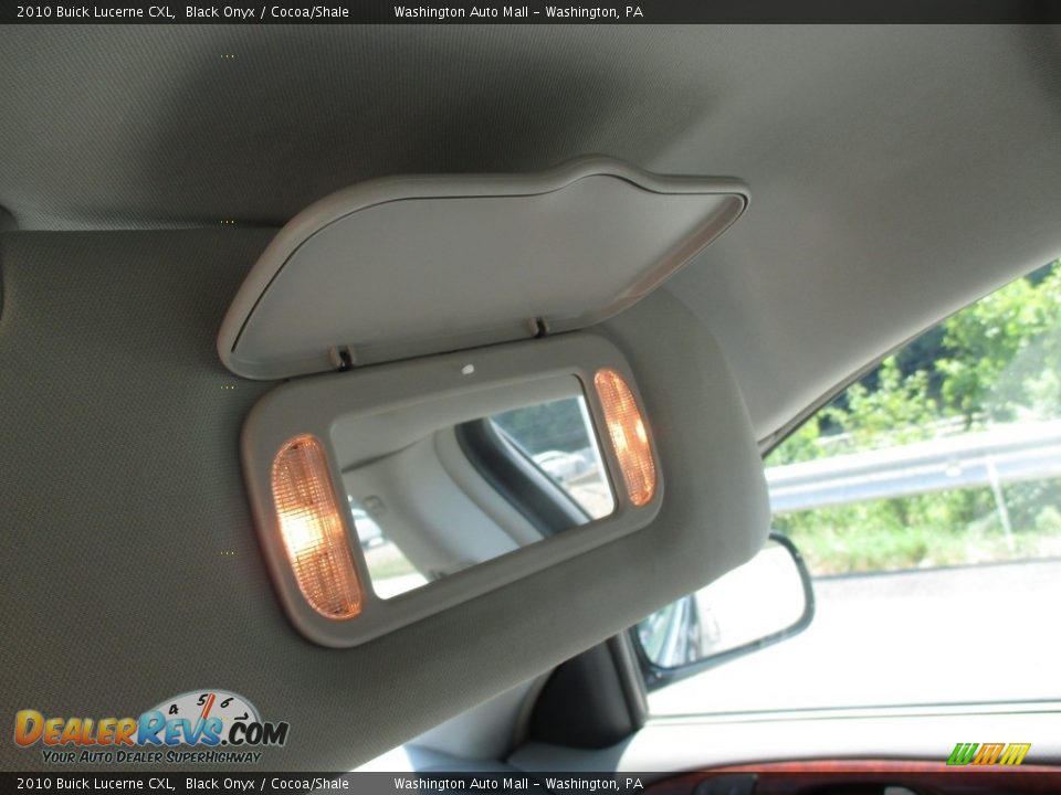 2010 Buick Lucerne CXL Black Onyx / Cocoa/Shale Photo #20