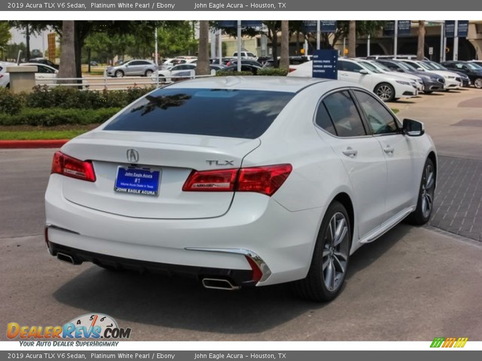 2019 Acura TLX V6 Sedan Platinum White Pearl / Ebony Photo #7