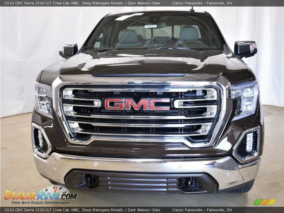 2019 GMC Sierra 1500 SLT Crew Cab 4WD Deep Mahogany Metallic / Dark Walnut/­Slate Photo #4