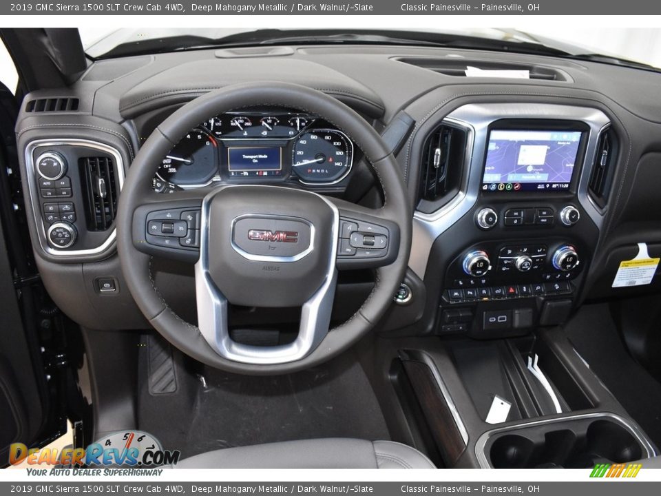 2019 GMC Sierra 1500 SLT Crew Cab 4WD Deep Mahogany Metallic / Dark Walnut/­Slate Photo #8