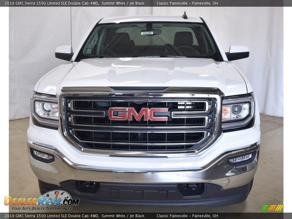 2019 GMC Sierra 1500 Limited SLE Double Cab 4WD Summit White / Jet Black Photo #4