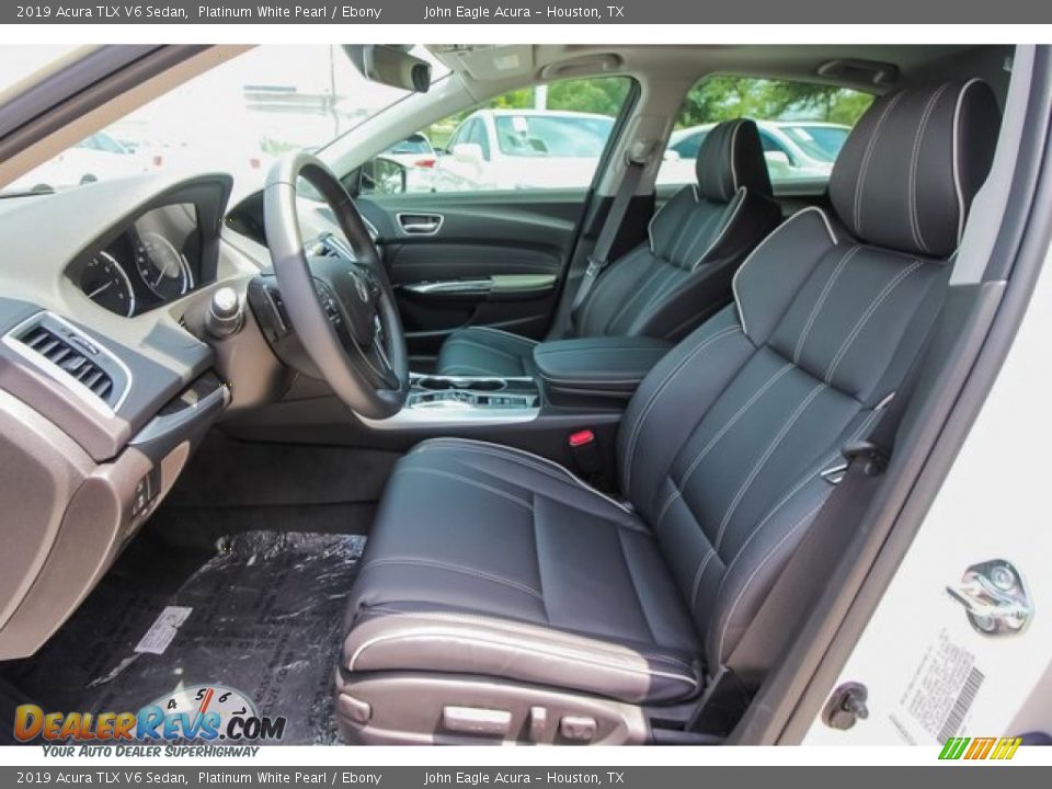 2019 Acura TLX V6 Sedan Platinum White Pearl / Ebony Photo #16