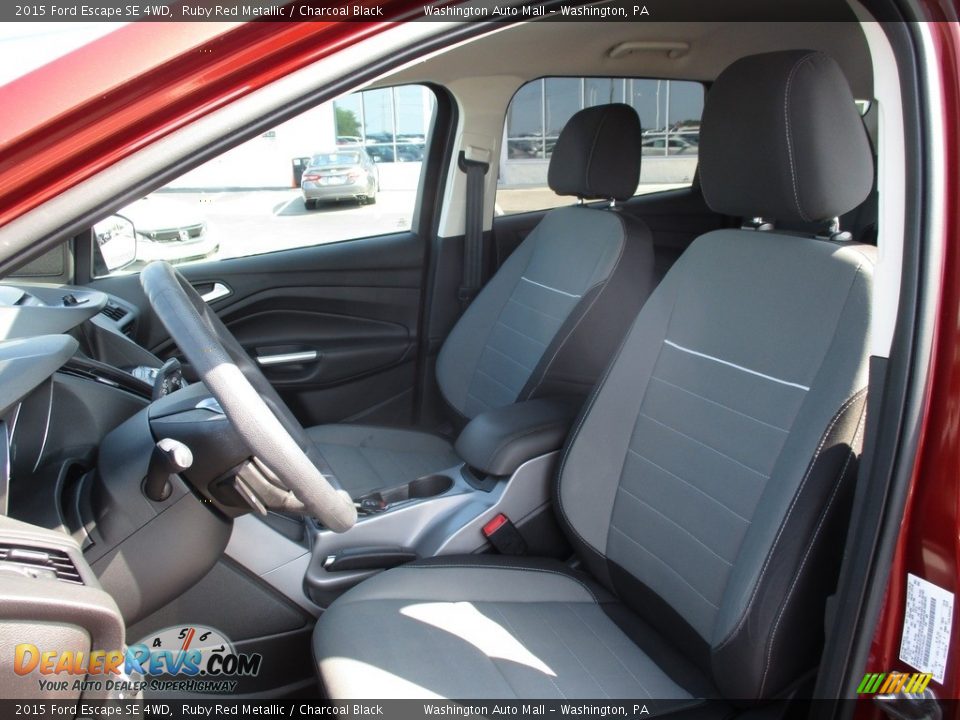 2015 Ford Escape SE 4WD Ruby Red Metallic / Charcoal Black Photo #13