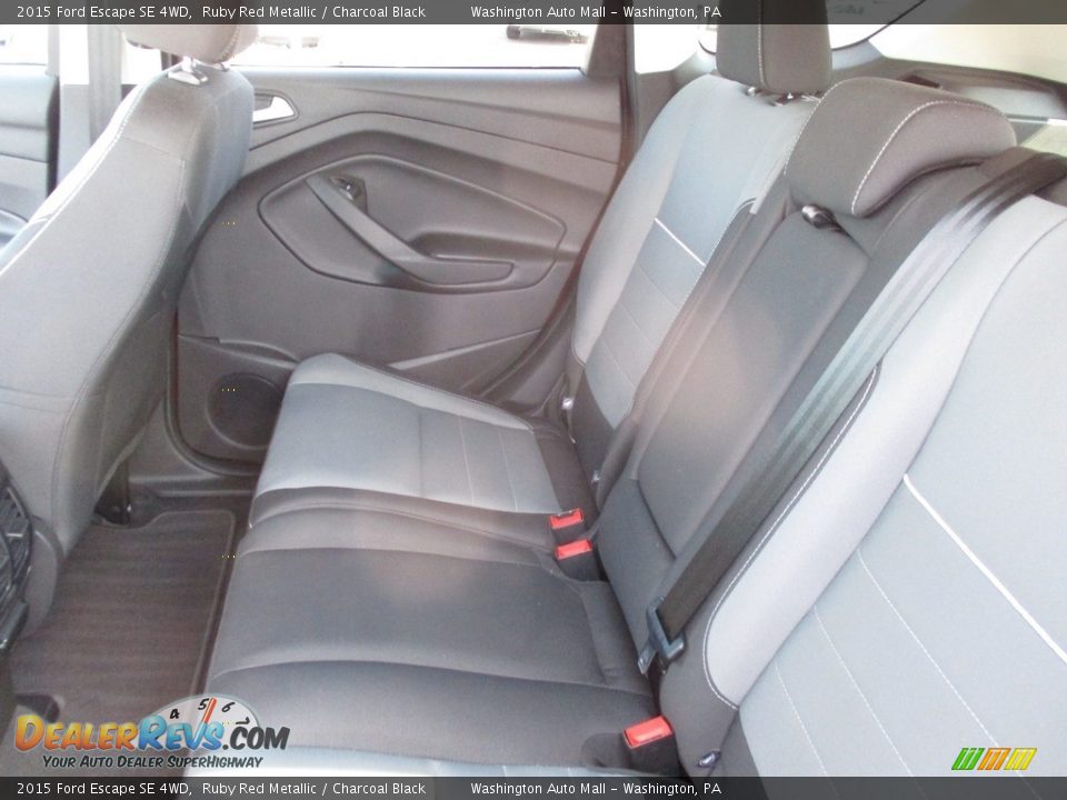 2015 Ford Escape SE 4WD Ruby Red Metallic / Charcoal Black Photo #14