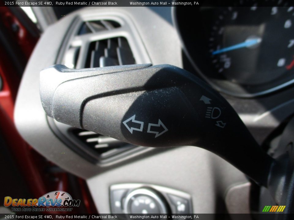 2015 Ford Escape SE 4WD Ruby Red Metallic / Charcoal Black Photo #23
