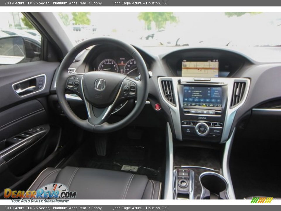 2019 Acura TLX V6 Sedan Platinum White Pearl / Ebony Photo #25