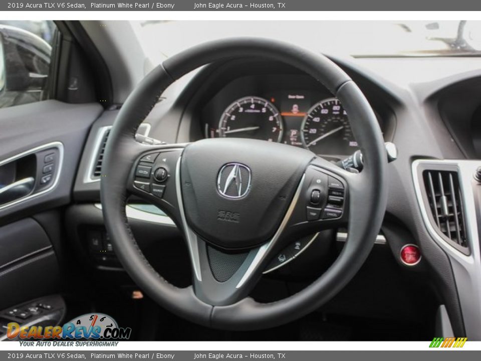 2019 Acura TLX V6 Sedan Platinum White Pearl / Ebony Photo #26