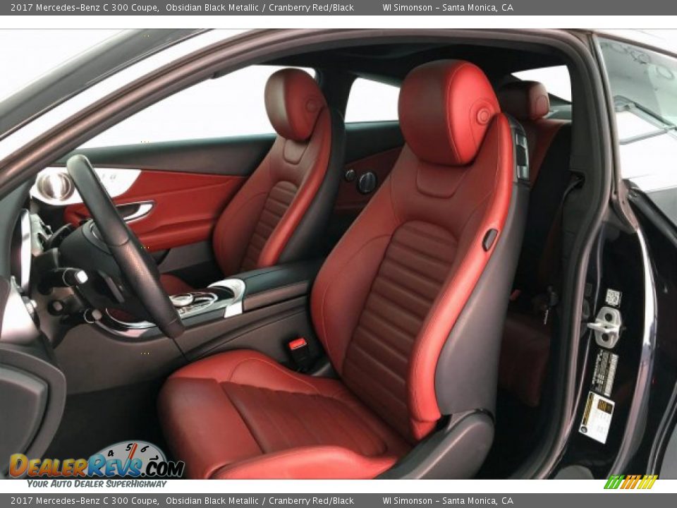 Front Seat of 2017 Mercedes-Benz C 300 Coupe Photo #14