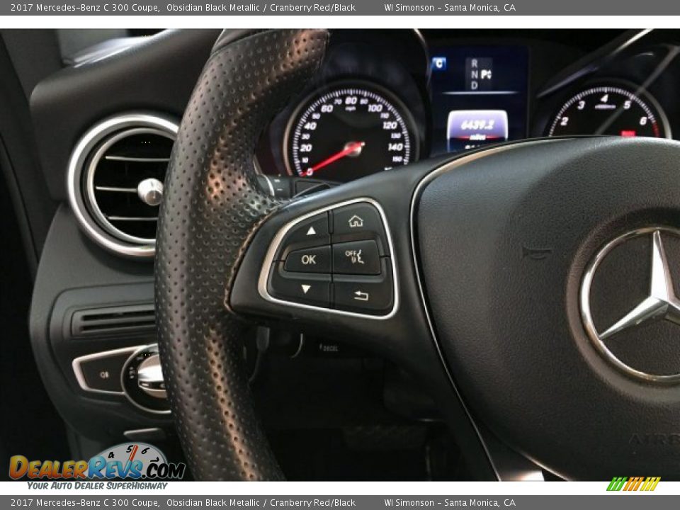2017 Mercedes-Benz C 300 Coupe Steering Wheel Photo #18