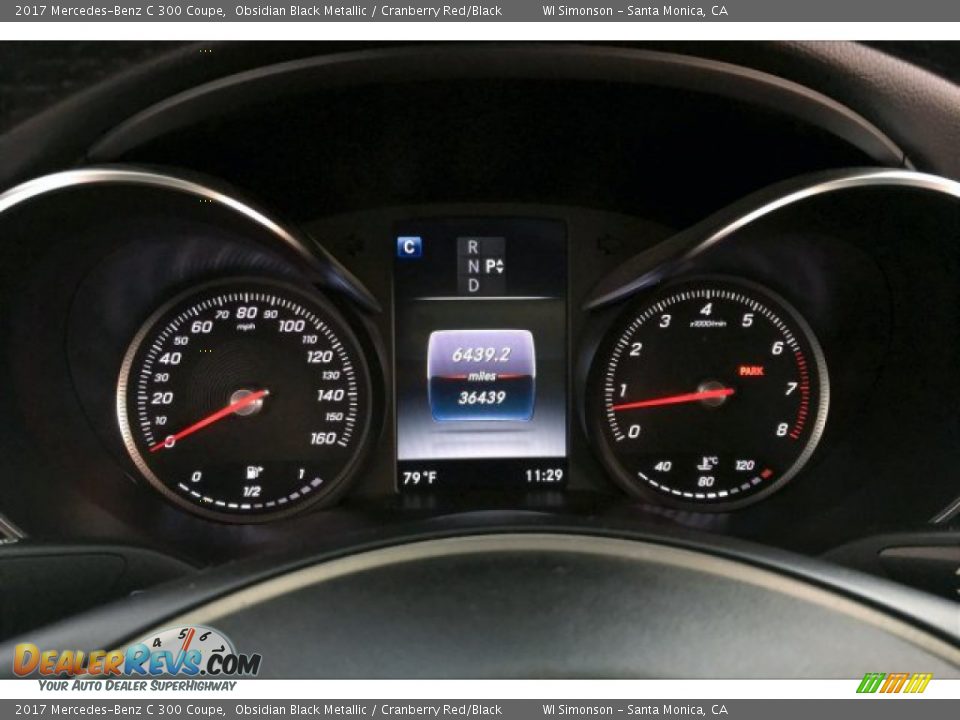 2017 Mercedes-Benz C 300 Coupe Gauges Photo #20