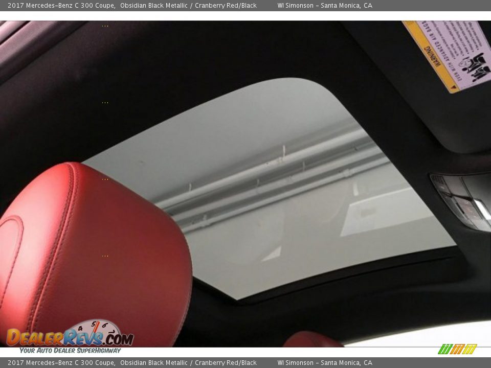 Sunroof of 2017 Mercedes-Benz C 300 Coupe Photo #29