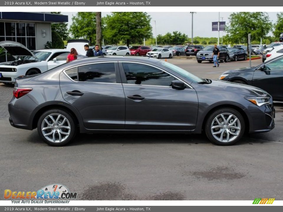 2019 Acura ILX Modern Steel Metallic / Ebony Photo #8