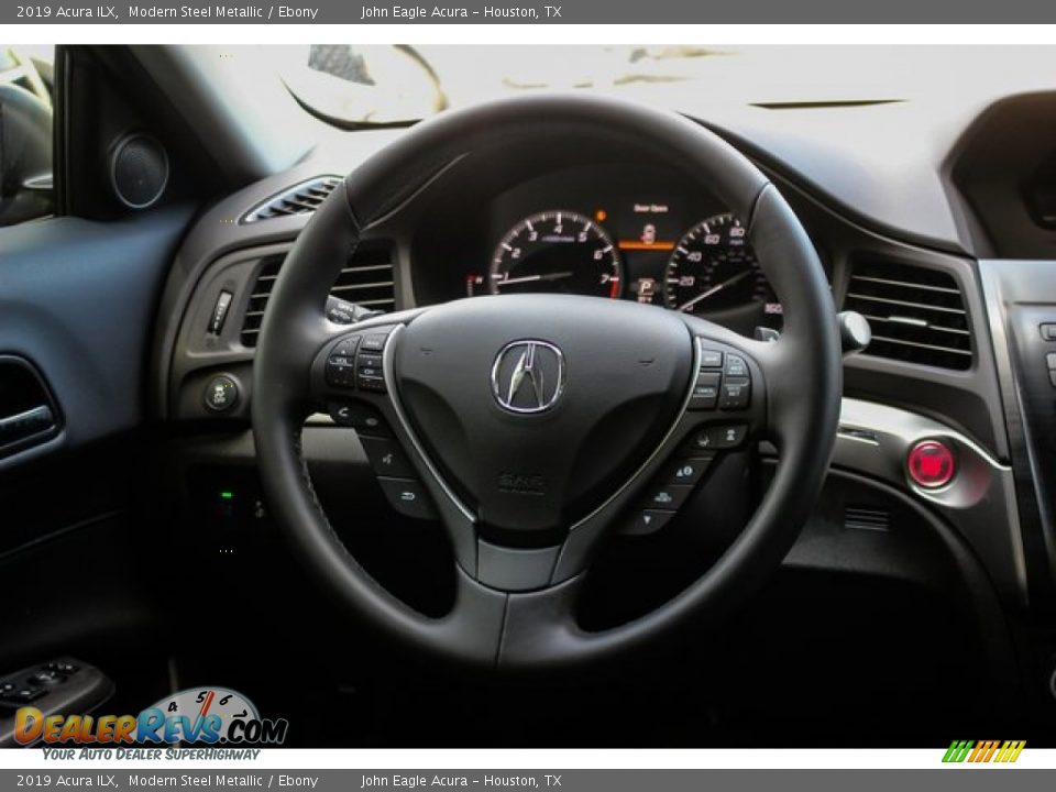 2019 Acura ILX Modern Steel Metallic / Ebony Photo #27