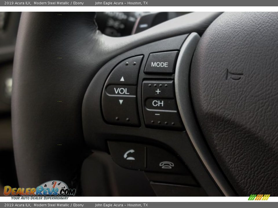 2019 Acura ILX Modern Steel Metallic / Ebony Photo #32