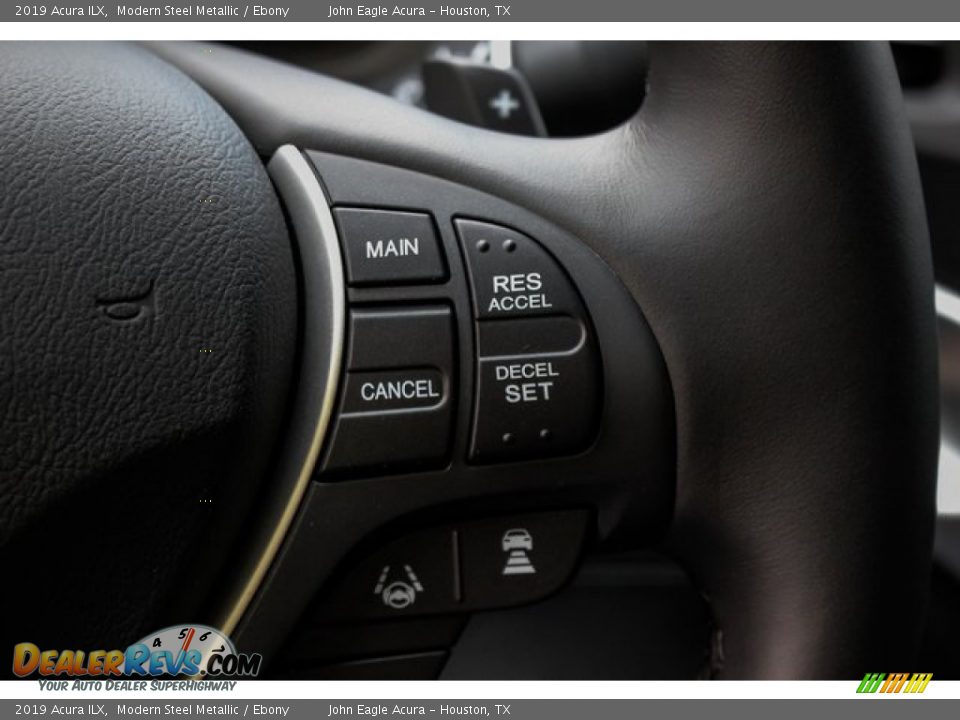 2019 Acura ILX Modern Steel Metallic / Ebony Photo #34