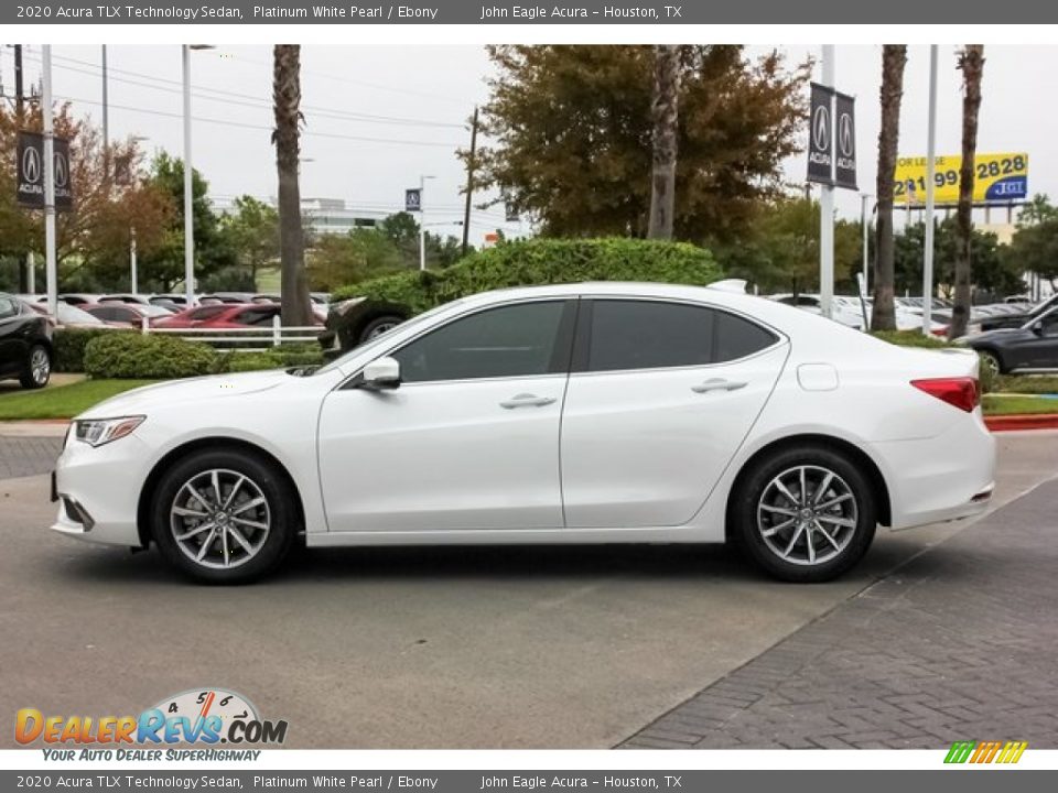 Platinum White Pearl 2020 Acura TLX Technology Sedan Photo #4