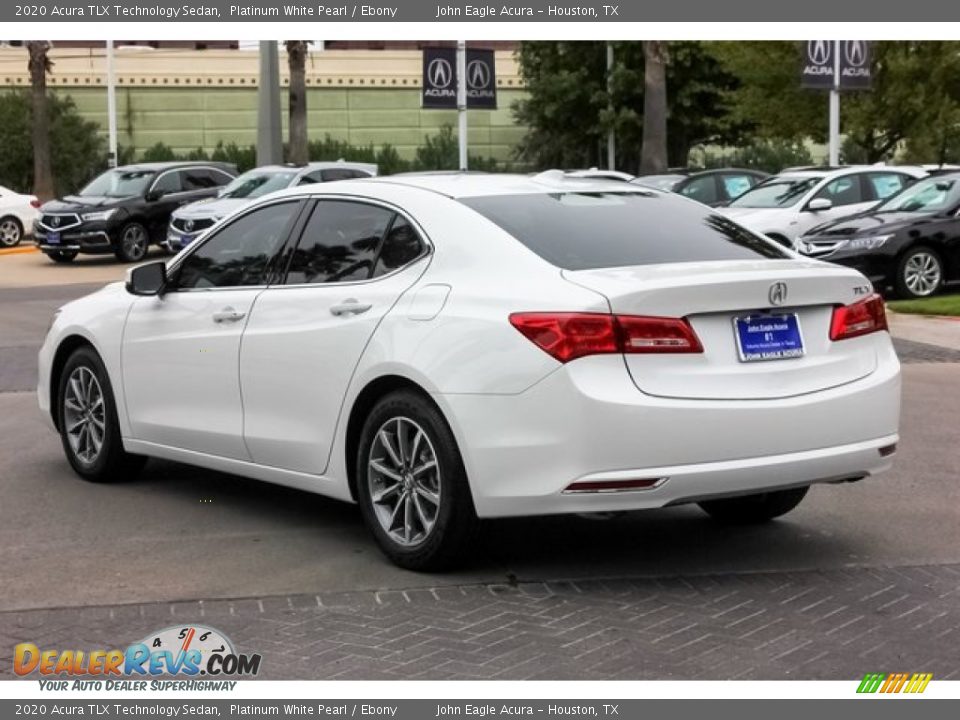 2020 Acura TLX Technology Sedan Platinum White Pearl / Ebony Photo #5