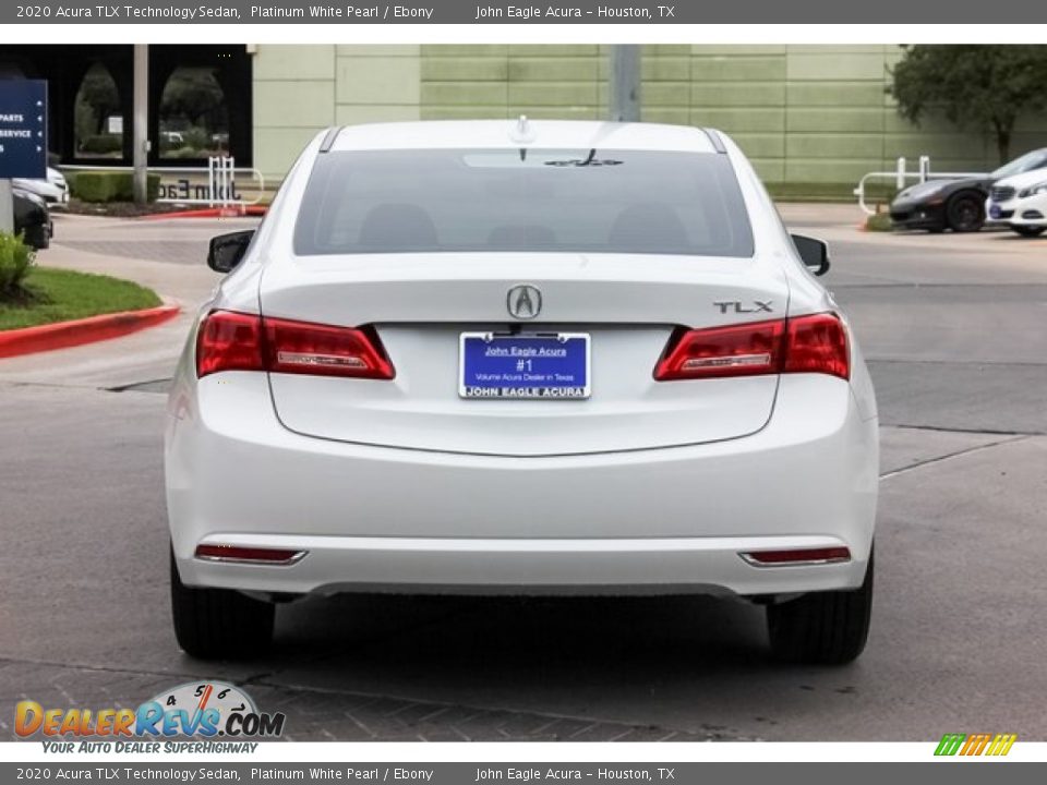 2020 Acura TLX Technology Sedan Platinum White Pearl / Ebony Photo #6