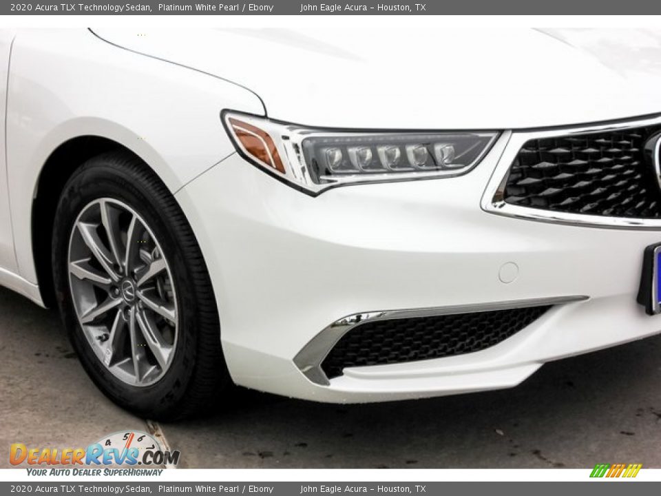 2020 Acura TLX Technology Sedan Platinum White Pearl / Ebony Photo #11