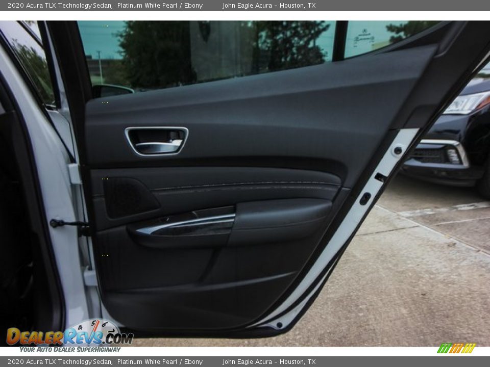 2020 Acura TLX Technology Sedan Platinum White Pearl / Ebony Photo #20