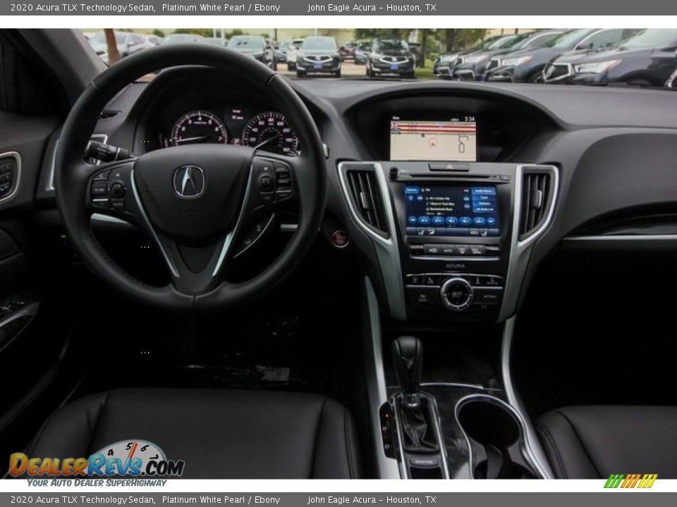 2020 Acura TLX Technology Sedan Platinum White Pearl / Ebony Photo #25