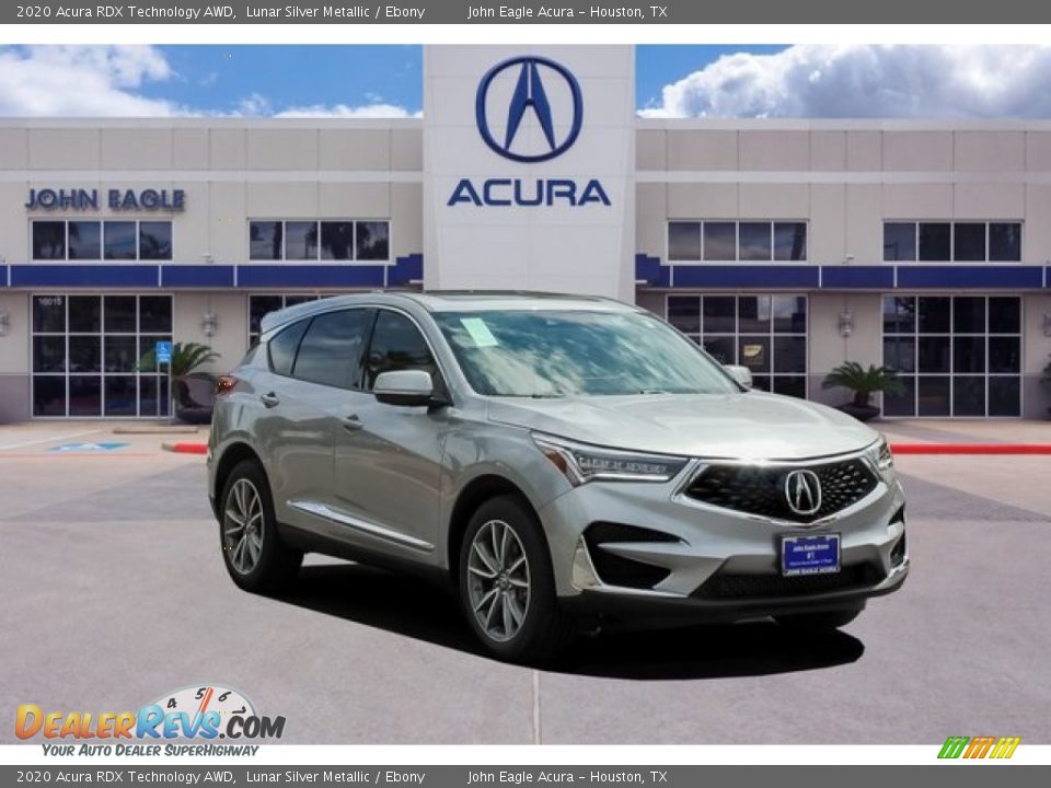 2020 Acura RDX Technology AWD Lunar Silver Metallic / Ebony Photo #1