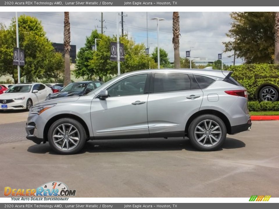 2020 Acura RDX Technology AWD Lunar Silver Metallic / Ebony Photo #4