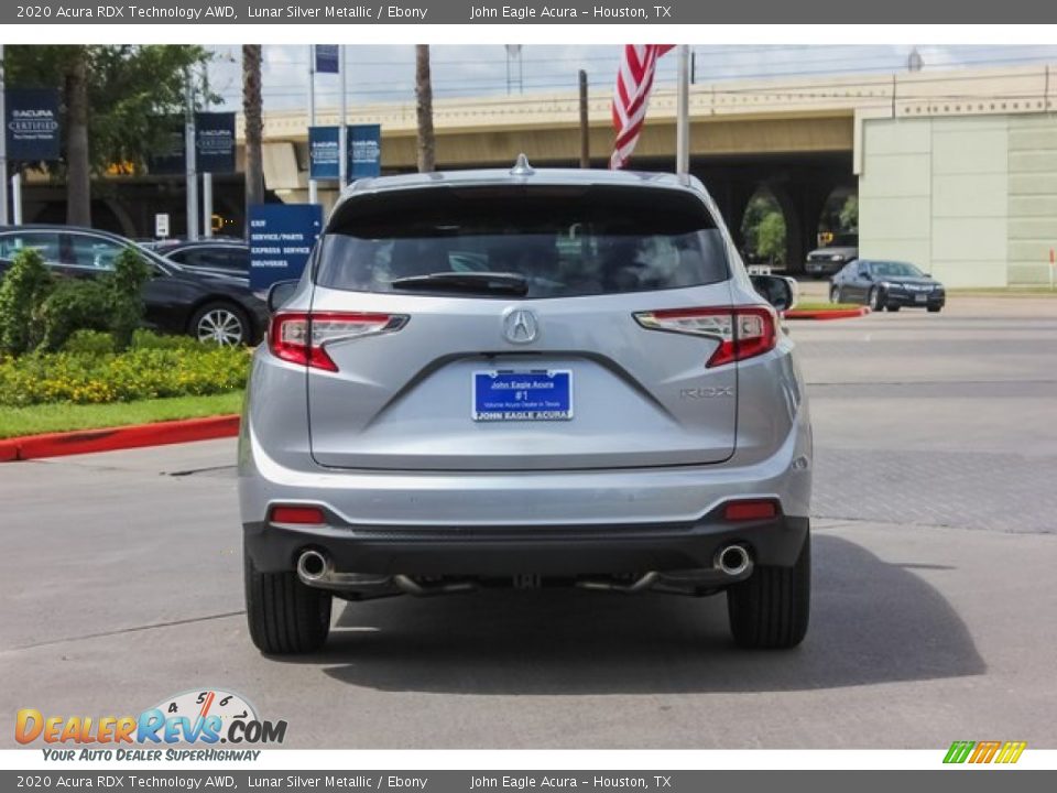 2020 Acura RDX Technology AWD Lunar Silver Metallic / Ebony Photo #6