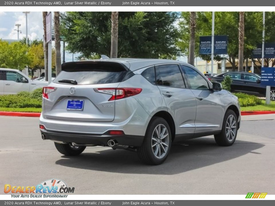 2020 Acura RDX Technology AWD Lunar Silver Metallic / Ebony Photo #7