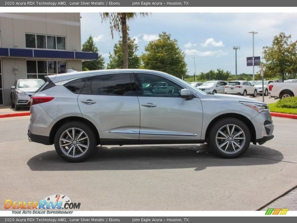 2020 Acura RDX Technology AWD Lunar Silver Metallic / Ebony Photo #8