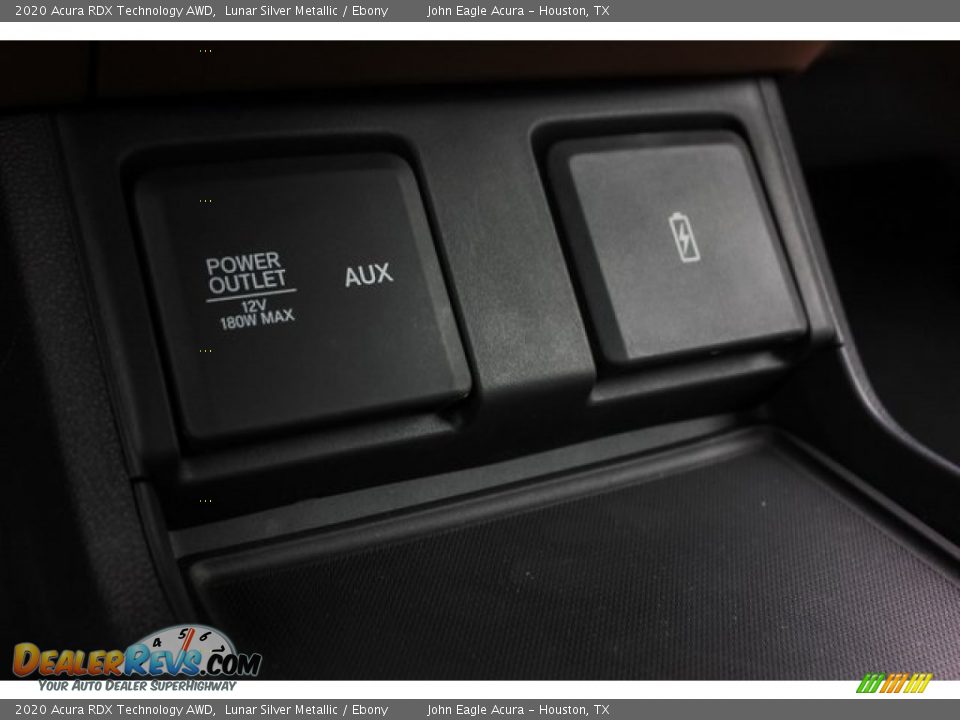 2020 Acura RDX Technology AWD Lunar Silver Metallic / Ebony Photo #17