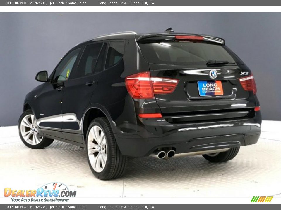 2016 BMW X3 xDrive28i Jet Black / Sand Beige Photo #10