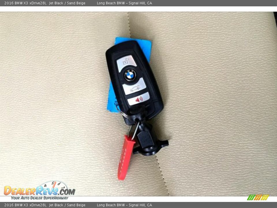 2016 BMW X3 xDrive28i Jet Black / Sand Beige Photo #11