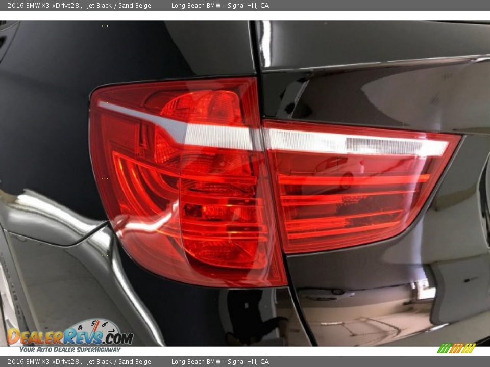 2016 BMW X3 xDrive28i Jet Black / Sand Beige Photo #22
