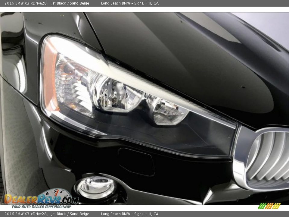 2016 BMW X3 xDrive28i Jet Black / Sand Beige Photo #28