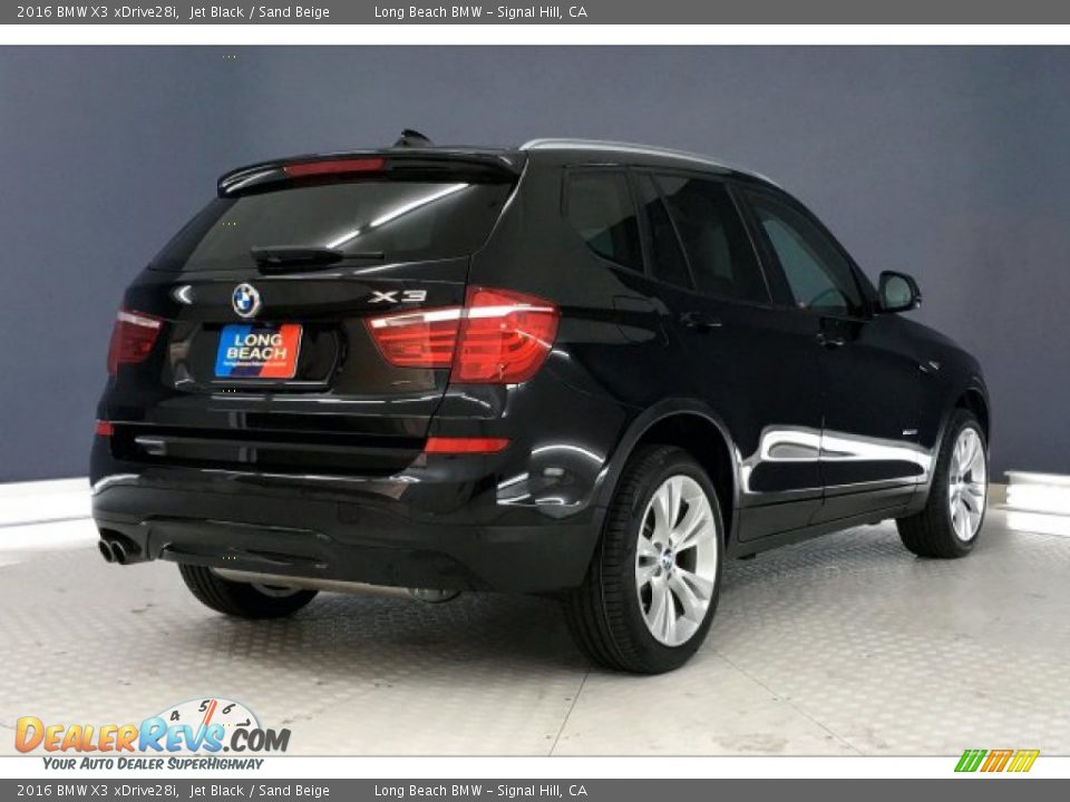 2016 BMW X3 xDrive28i Jet Black / Sand Beige Photo #30