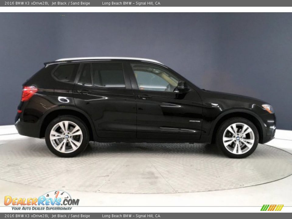 2016 BMW X3 xDrive28i Jet Black / Sand Beige Photo #31