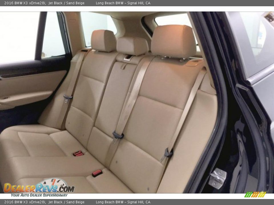 2016 BMW X3 xDrive28i Jet Black / Sand Beige Photo #33