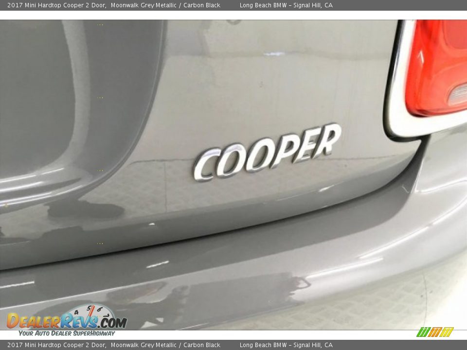 2017 Mini Hardtop Cooper 2 Door Moonwalk Grey Metallic / Carbon Black Photo #7