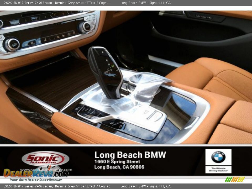 2020 BMW 7 Series 740i Sedan Bernina Grey Amber Effect / Cognac Photo #6