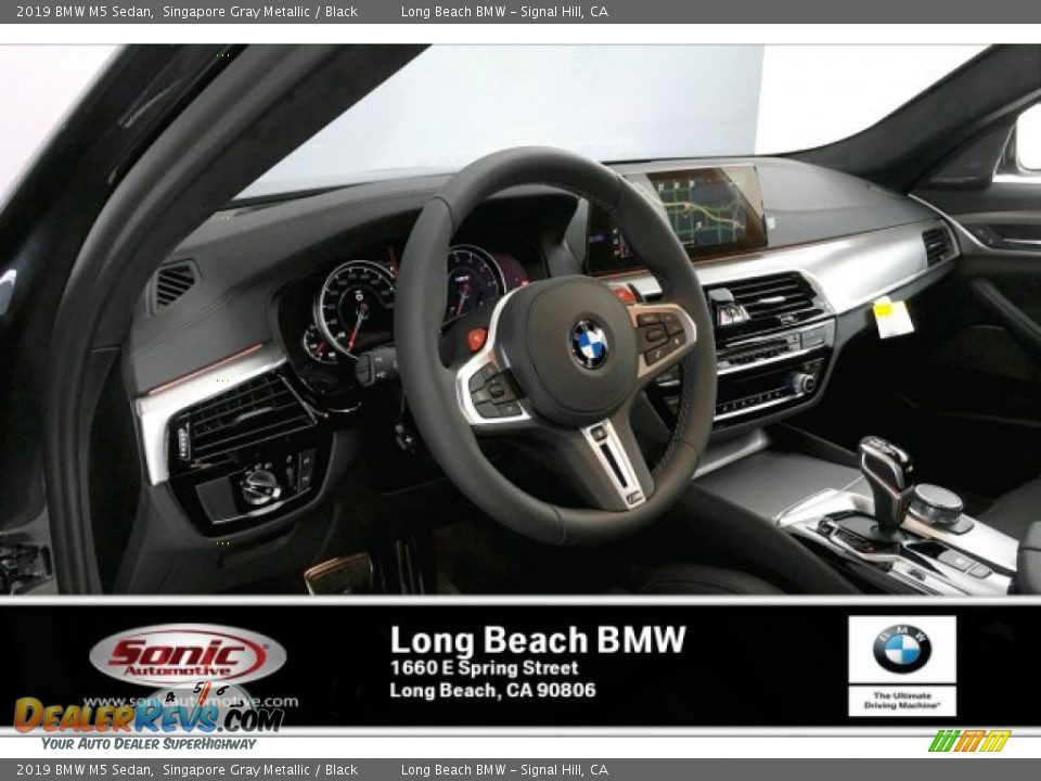 2019 BMW M5 Sedan Singapore Gray Metallic / Black Photo #4