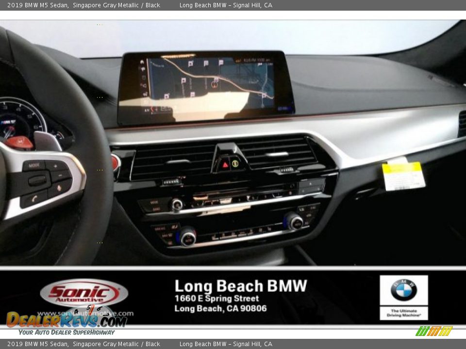 2019 BMW M5 Sedan Singapore Gray Metallic / Black Photo #5