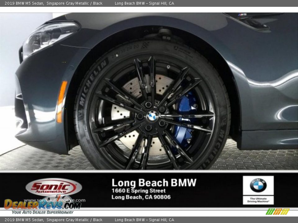 2019 BMW M5 Sedan Singapore Gray Metallic / Black Photo #9