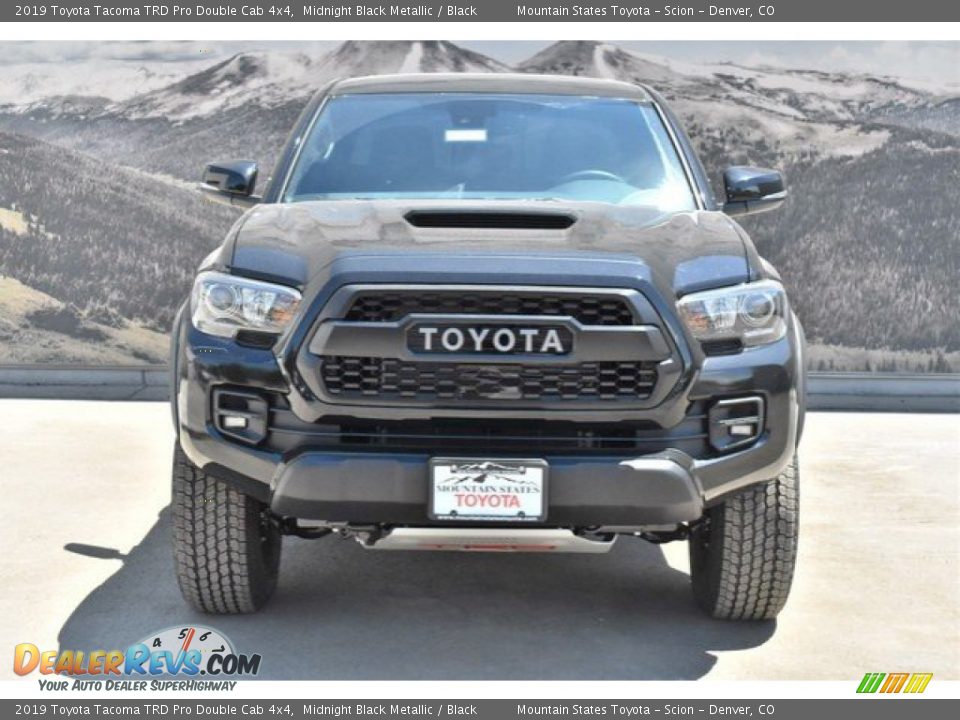 2019 Toyota Tacoma TRD Pro Double Cab 4x4 Midnight Black Metallic / Black Photo #2