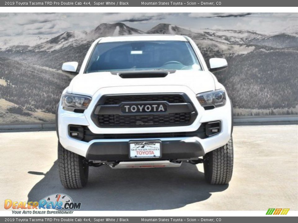 2019 Toyota Tacoma TRD Pro Double Cab 4x4 Super White / Black Photo #2
