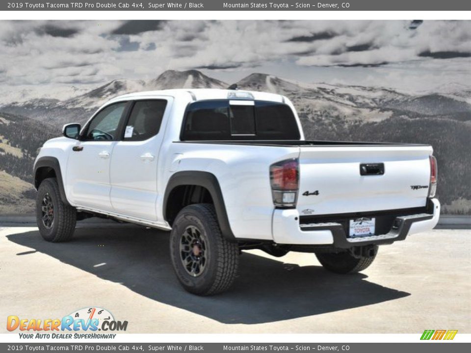 2019 Toyota Tacoma TRD Pro Double Cab 4x4 Super White / Black Photo #3