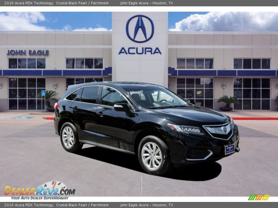 2016 Acura RDX Technology Crystal Black Pearl / Parchment Photo #1
