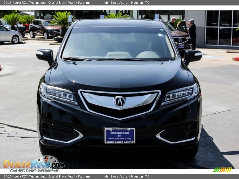 2016 Acura RDX Technology Crystal Black Pearl / Parchment Photo #2